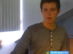 20 yo Dutch dude seduced to strip