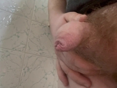 Morning Fap with Uncircumcised Boner — with Pop-shot