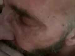 Daddy's Blowjob Practice with Amateur Bear Couple 3