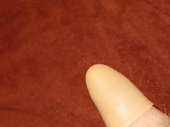 Small Penis micro pencil dick with eraser tip squirting cum!