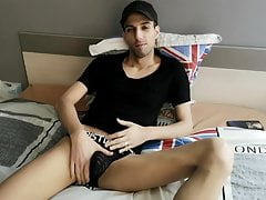 Twink bottom lover excites his man back from work