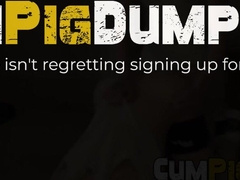 Hot dude takes double fat dick inside his tight butthole