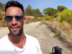 Hiking End On Public Masturbation On The Mountains