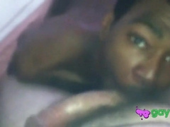 Black Bitch Swallows White Thug Cum 2