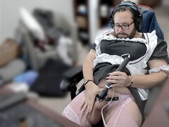 Amateur sissy, lock, sissy lingerie