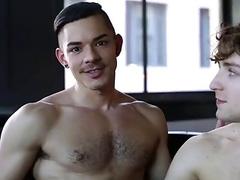 Calvin Banks and Ethan Slad have a sensual fuck session