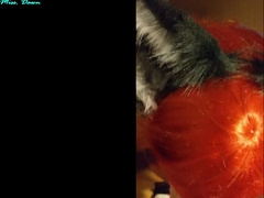 Femboy Fox Gasps on Dominatrix Dawn's Massive Bear Knob At A Kink Soiree