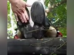 skater tied and tickled