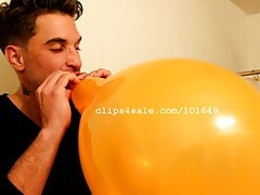 Balloon Fetish - Samuel Popping Balloons Video 1