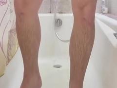 I Trim my Manstick and Jack off in the Douche