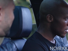 Big dicked Andre Donovan severely throatfucked and ass stretched me