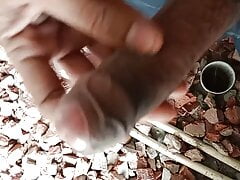 Alone musturbate with cum shot