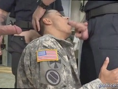 Masculine gay cop in "Stolen Valor" video gets cozy with a handsome thief