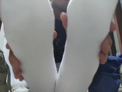 Relaxing My Tired Feet After A Busy Day