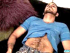 magnificent jock Dominic plays with himself and pops