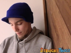 Skater dude Blinx strips naked in front of the camera for a hot wanking