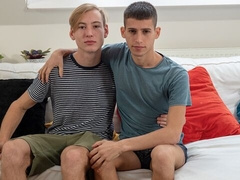 No condom and cum for Alec Loob and Casper Ivarsson