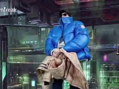 In english, man masturbating, canadian