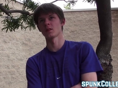 Young latino gay blows twink while teased with grinding