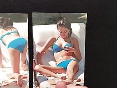 Selena Gomez Bikini Cum Tribute