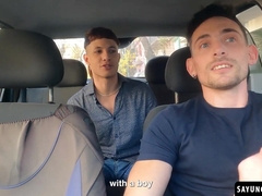 Ayun XXX gives his hot driver Matt Vi a deep and hard cock ride