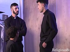 Twink Altar Boy Caught Masturbating And Fucked- Carter Ford,