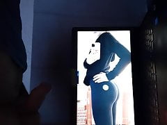 Jerking and cumming to Elle Fanning, cum tribute