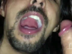 Huge Uncut Cock Deepthroat Cum Swallow Face Fuck