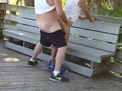 Older gays have sex in public park