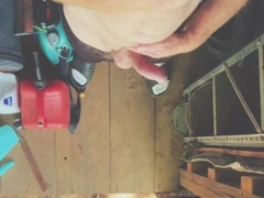 Humungous man sausage outside