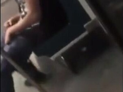 Asian twink get's BJ from older man in a subway 5