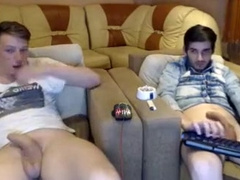 Romanian Best Friends Jerk Each Other Cock