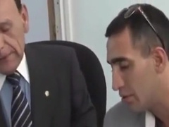 Step daddy BDSM with double penetration