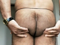 Naughty construction site boy gets off while showing off his big ass (Part 3)