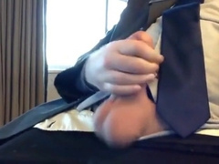 29 Suited older gay jerks off 5