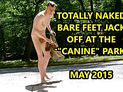Jerking Off Bare Foot Naked By Pet Park In Drive Way 05-2015