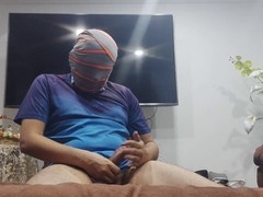 Big dick bear, deep bareback, gay blowjob swallow