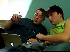 Black gay come shots in the ass porn Best buds chainsmoke and check