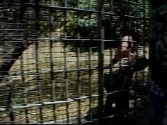 Soldier finds a prisoner and makes rough hot anal sex with him with violent cumshot