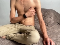 This Colombian man jerks off after abstaining for a long time and shoots a massive cum load