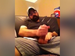 Stroking my big italian cock and talking dirty