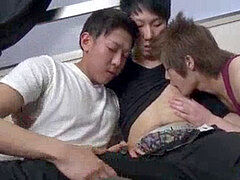 weenie deep throating japanese 3way