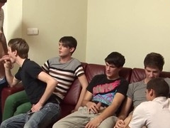 Wild gay party with a lot of ass-fucking and dominance featuring Milan Sharp