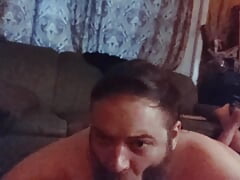 "Oral Essences" - Glitchy, hypnotic slow-mo raw footage of an X-Rated gay mullet shampoo commerical  rehearsal - cornfedMTdads