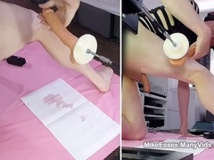 Gay old man, anal dildo, dilf