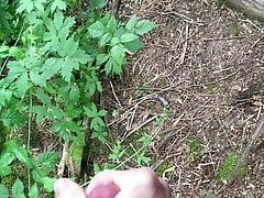 Trail jerk and cum