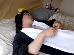 Gay uncut cock, cosplay fucking, hot outfit fuck