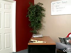 Hairy coach fucks the principal