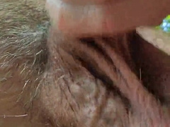 Dad take a walk in the Dinky, draining his lollipop, and have his ball sack juggling in the outdoors