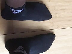 My barefeet in new socks